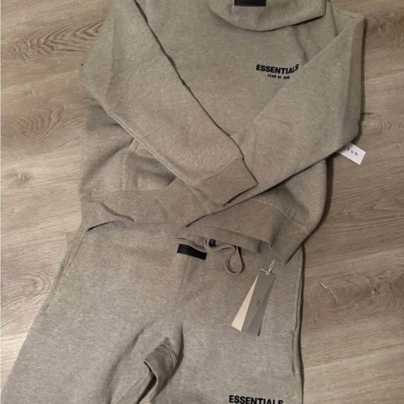 Essentials Other - Essentials Heather Gray Tracksuit Set